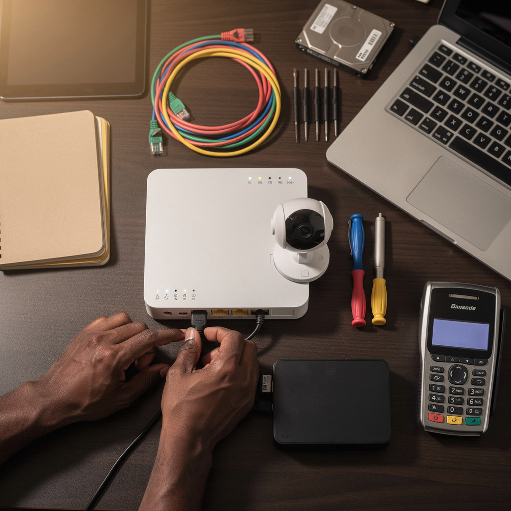 un site web pour entreprise informatique team providing IT Services expertise in Soubré